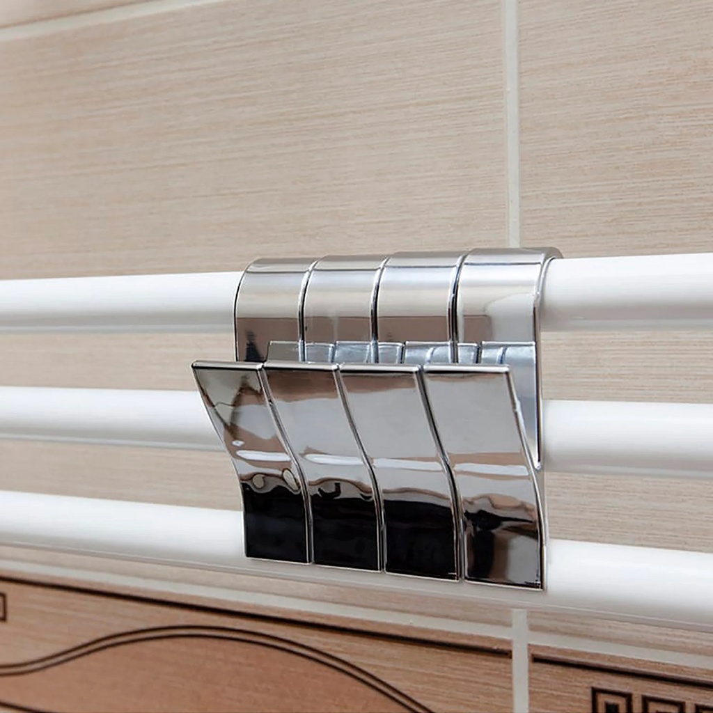 P.NOVA TOWEL HOOK 4 PC CHROME