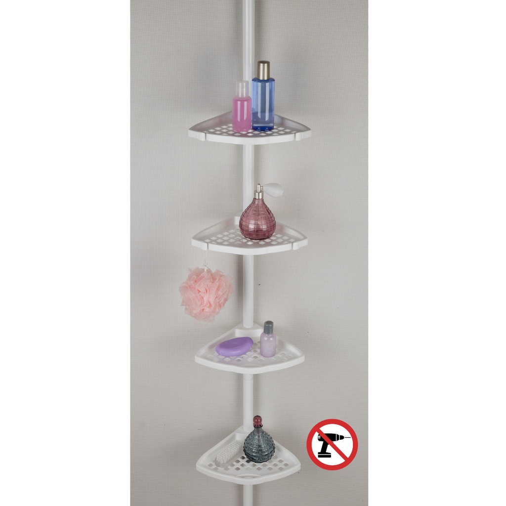 P. NOVA, TELESCOPIC CORNER SHELF WH