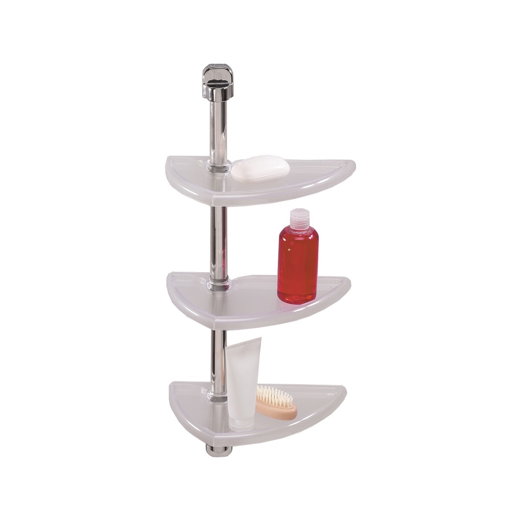 P. NOVA BATH SHELF SET TRANS. NAT.