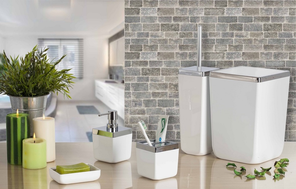 TOSKANA BATHROOM SET - WHITE