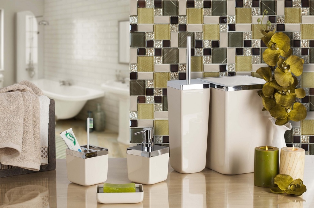 TOSKANA BATHROOM SET - BEIGE