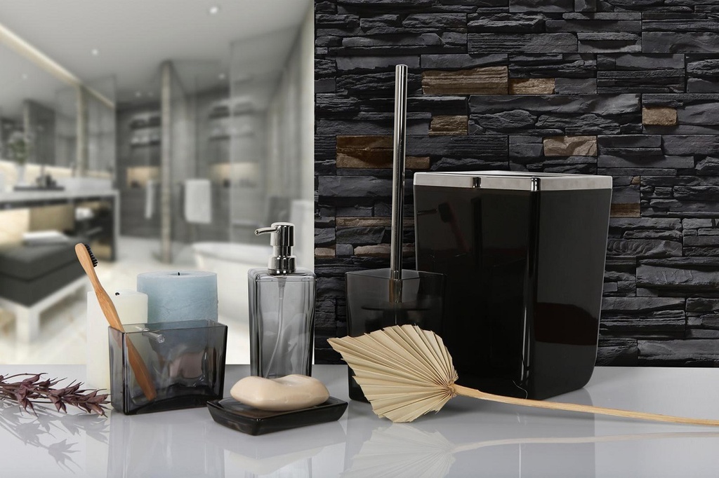 BİGA BATHROOM SET - TRANSPARENT BLA