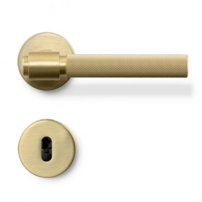 ZK62 PUNCH ANTIQUE ROS CYL DOOR HANDLE