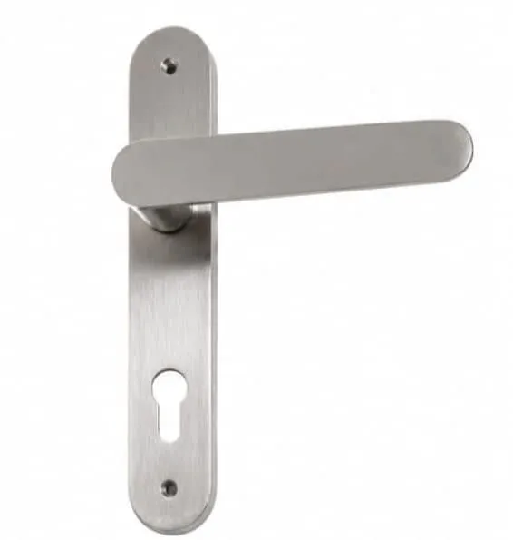 ZK14 KAIRA D SATINE 85MM CYL DOOR HANDLE