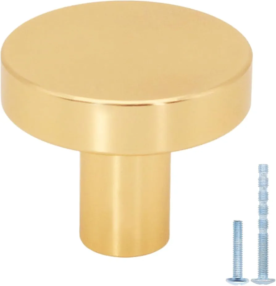 9128 DRAWER KNOB GP GOLD FURNITURE HANDLE