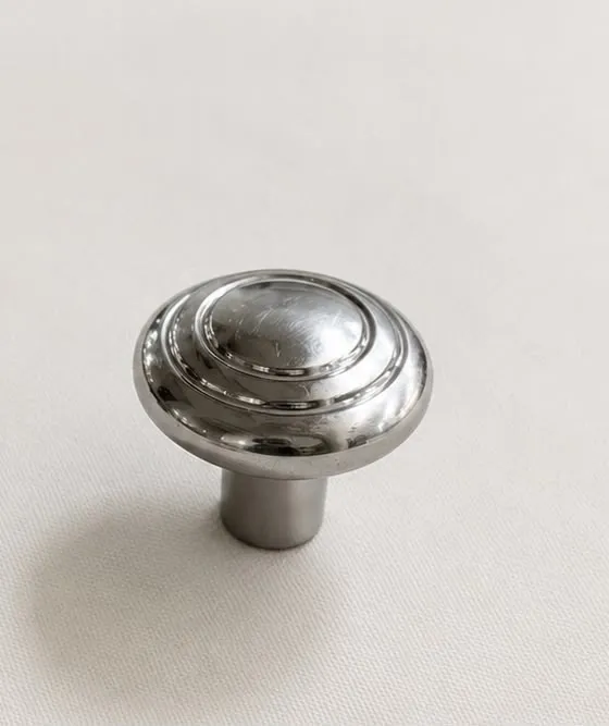 9123 DRAWER KNOB SN SATINE FURNITURE HANDLE