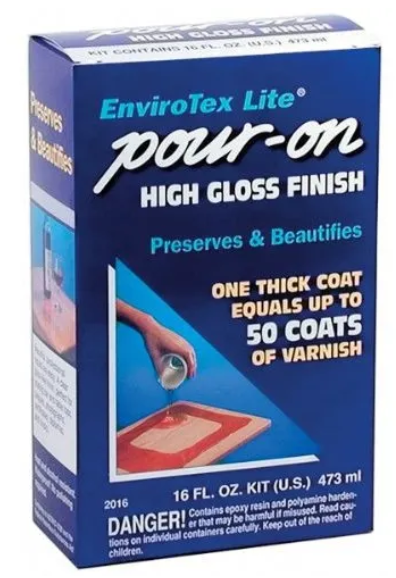 ENVIROTEX LITE POUR-ON HIGH GS FINISH,16OZ