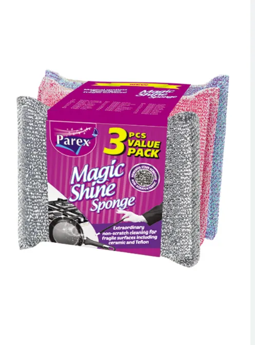 PAREX MAGIC SHINE SPONGE 3 PIECES
