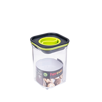 1,1 lt Storage Canister-Vacuum Lid-Combine Green