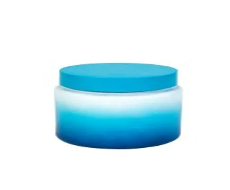 1 lt Decorated Jar-Turquoise-Blue-White