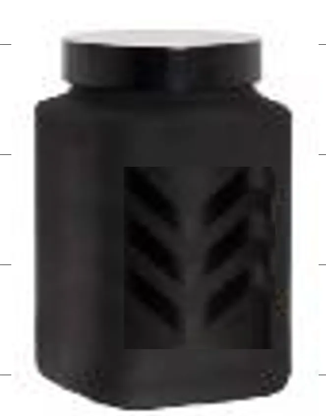 2 lt Square Canister-Zigzag-Black