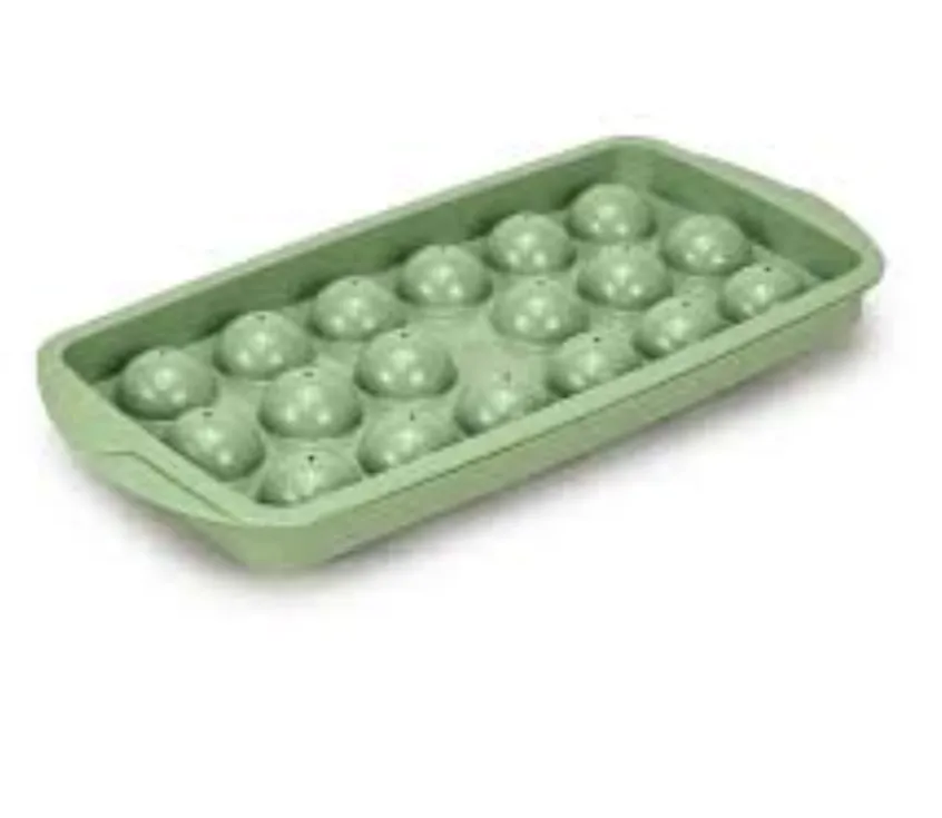 18 Pcs Ice Cube Tray-Round-Blue-Green
