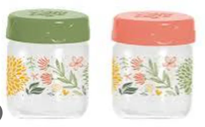 200 ml Decorated Spice Jar-Botanic-SCT