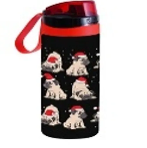 750 ml Water Bottle-PC-Christmas Dog
