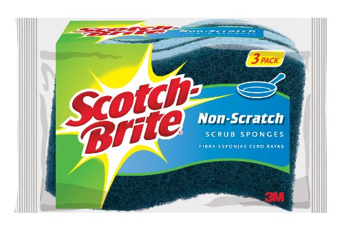 Sponge Scrb Mlti Purp3Pk