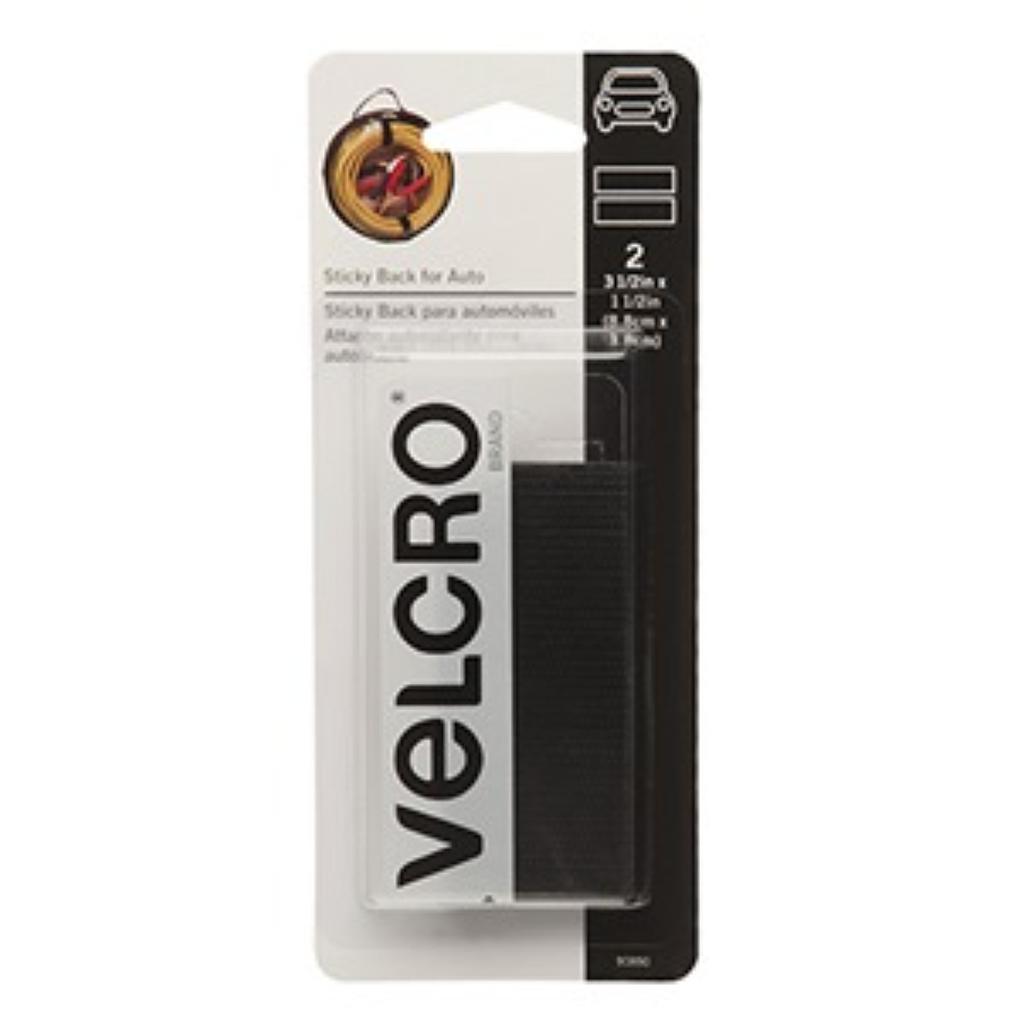 Velcro 3.5X1.5"Adhesv Bl.