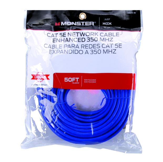 NETWORK CABLE 5E BLU 50'