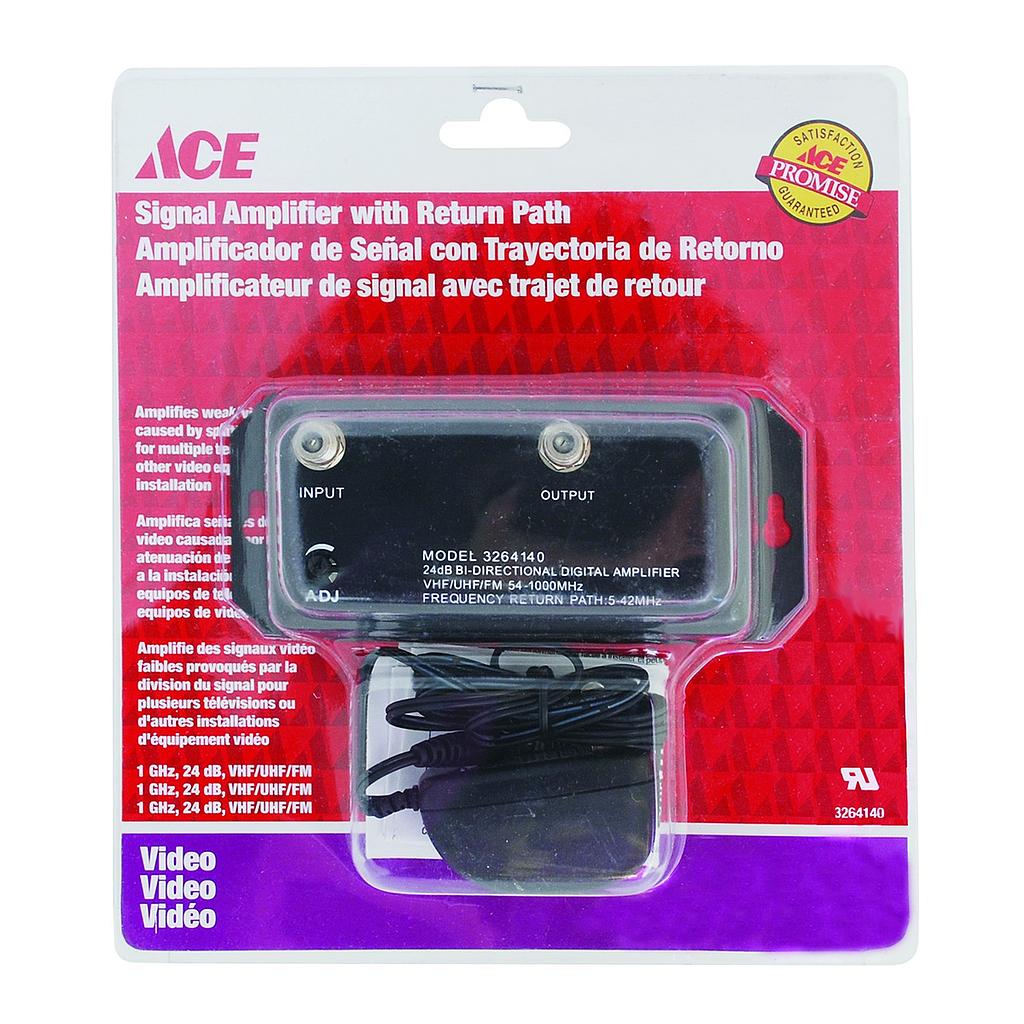 GHZ 1 SIGNAL AMPLIFIER 24 DB GAIN W RETURN PATH ACE