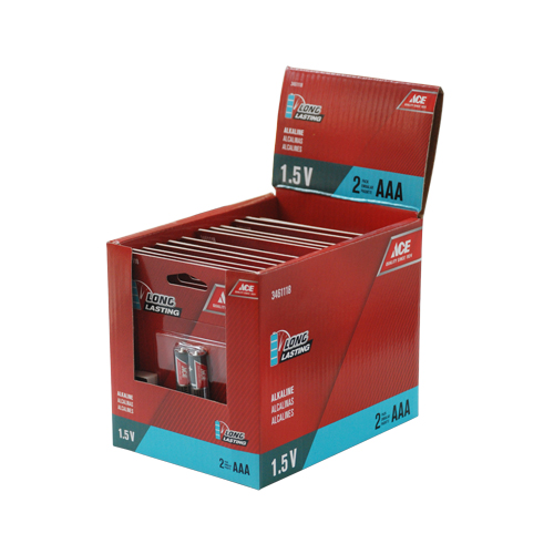 Alkaline Battery Aaa Carded 2 Pack Ace