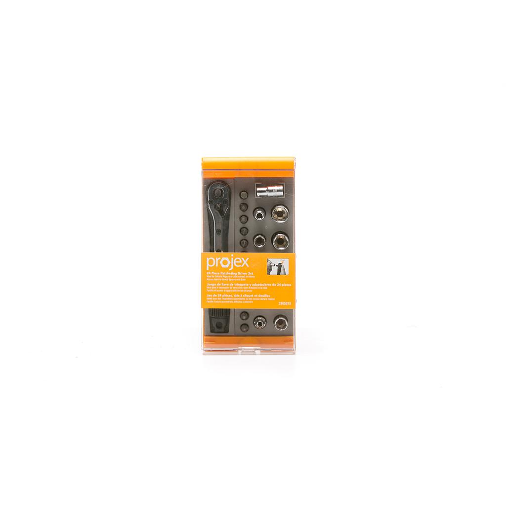 PROJEX 24 Piece Ratcheting Driver Set Cancel.