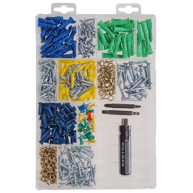 Hillman STEELWORKS L1 Assorted Picture Hanging Set 1 pk.