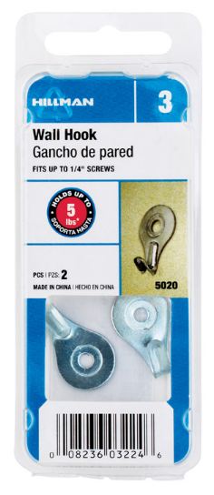 Hillman Utility Hooks 5 lb. 2 pk