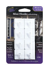 Magic Mounts Self Stick Adhesive Mini-Hook Metal 1 lb. 8 pk.