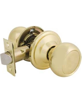 Doorlock Entry Tubular Ball Knob Polished Bra