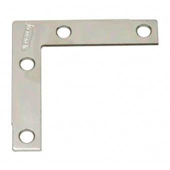Flat Corner Brace 2 1-2In X 1-2In (6.35Cm X 1.27Cm) Zinc Ace