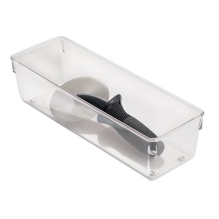 InterDesign 3x4x12in. L Clear Plastic Drawer Organizer.