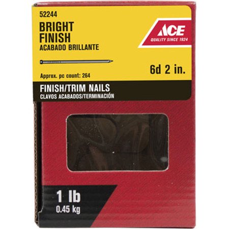 Ace 6D 2 in. Finishing Bright Steel Nail Countersunk 1 lb.