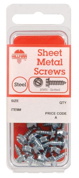 Scrw Sm Sl Hex 8X3-4Cd12