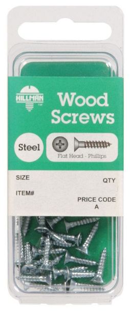 Scrw Wd Phl Fh 8X3-4Cd20