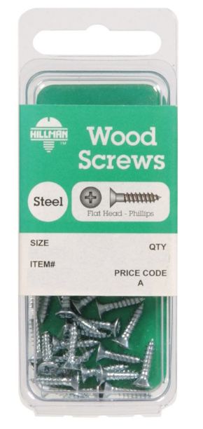 Scrw Wd Phl Fh 8X1" Cd20