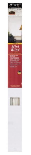 Mini Blind 89Cm X 163Cm (35In X 64In) Vinyl W