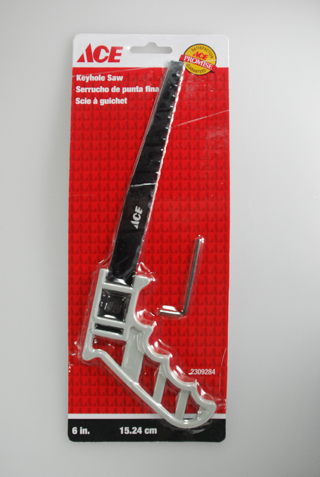 Key Hole Saw 6In (15Cm) Plastic Handle Ace Cancel