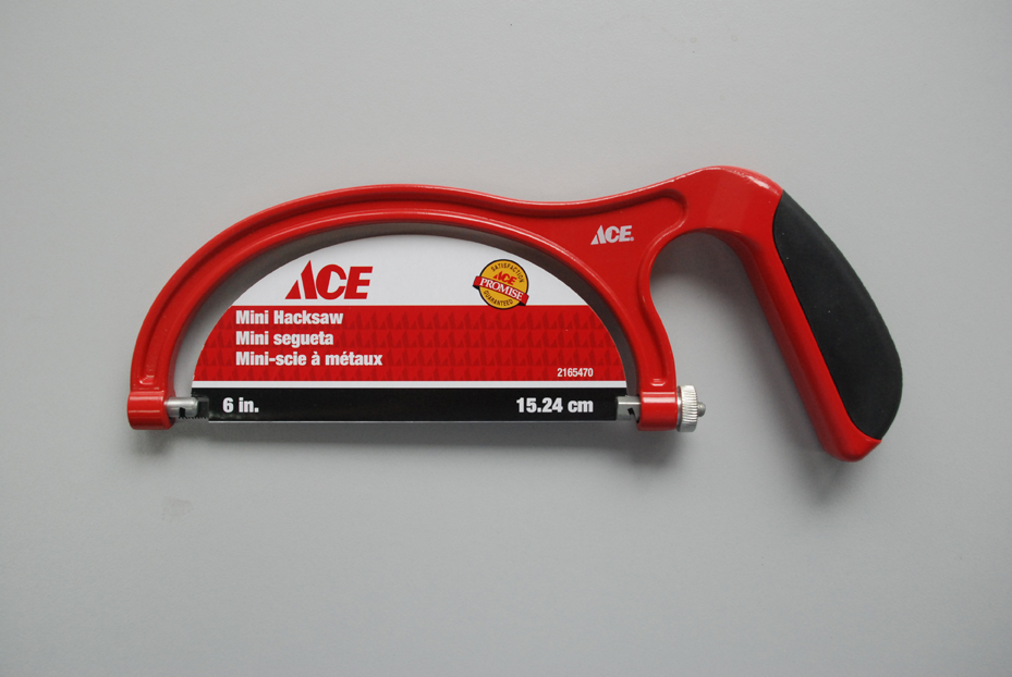 24 Tpi Mini Bow Hacksaw 6In (15Cm) Tpr Handle Ace.