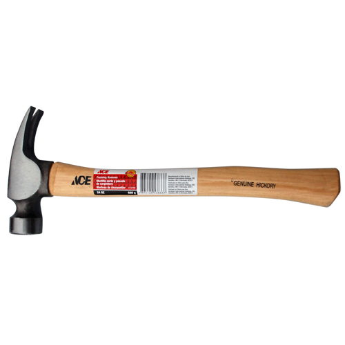 Framing Hammer 24Oz (0.68Kg) Hickory Handle Ace Cancel.