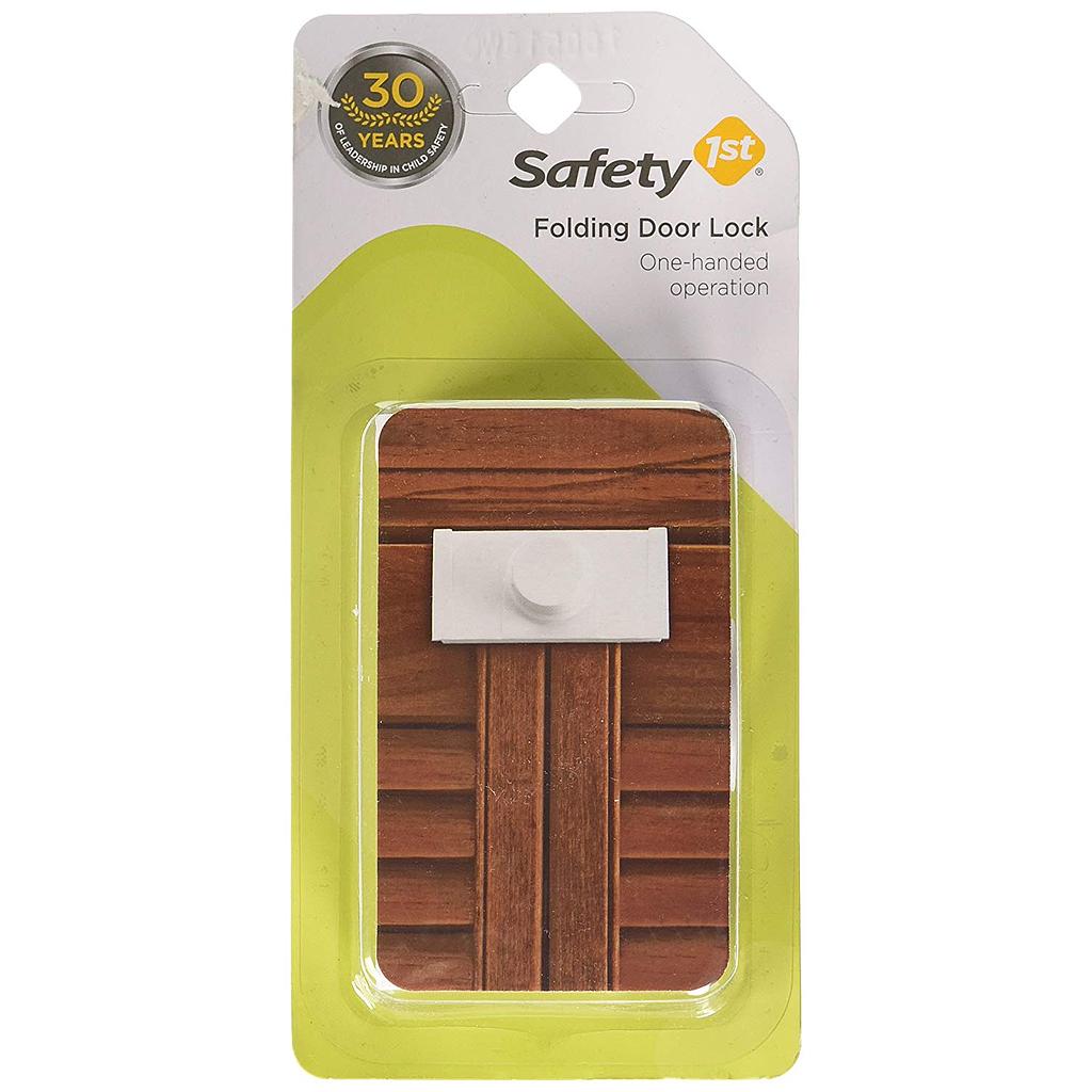 Folding Door Lock Wht