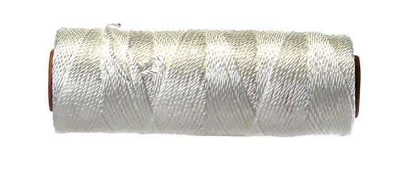 Twine Multi Purpose Twisted Nylon #21, X 131M (430Ft) Heavy Load White Ace.