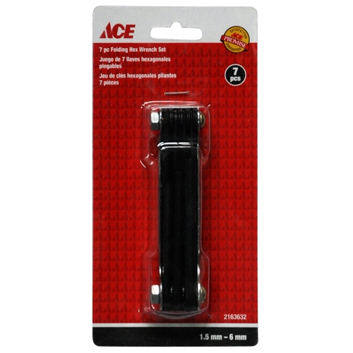 7 Piece Folding Hex Wrench Set (1.5-6Mm) Ace Cancel