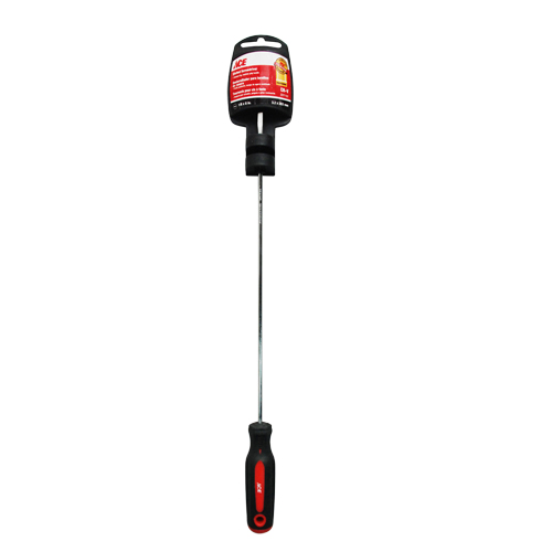 Slotted Cabinet Screwdriver 1-8In X 8In, (3Mm X 20Cm) Cushion Grip Handle Ace Cancel