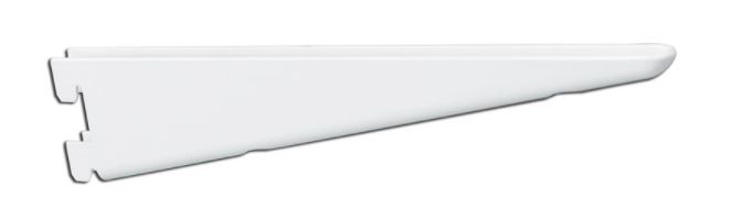 Knape & Vogt White Steel Bracket 16 Ga. 7 in. L 360 lb.