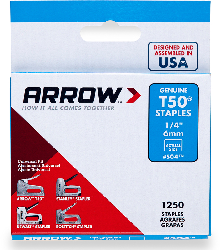 Staple 1-4" T-50 1250Pk.