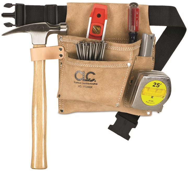 BELT TOOL/NAIL 3PKT LTHR