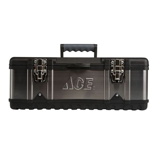 Stainless Steel Tool Box With Removable Parts Tray 18.5In, (47Cm) Ace