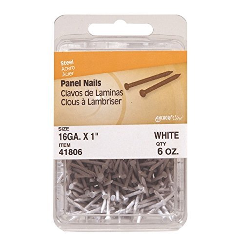 Hillman 1 in. Panel Steel Nail Flat