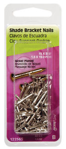 Hillman 3/4 in. Bracket Nickel Steel Nail Flat