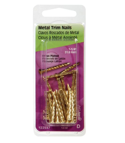 Nail 1-1-4"Metal Trim Bp