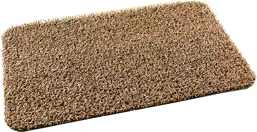 GrassWorx Tan Polyethylene Nonslip Door Mat 30 in. L x 18 in. W.